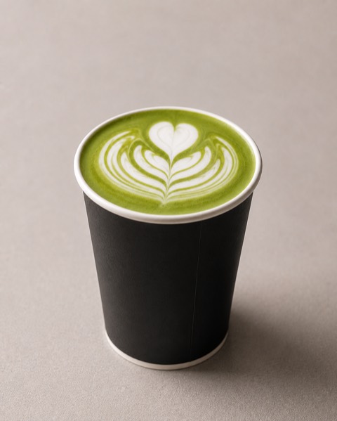 Klassischer Matcha Latte
